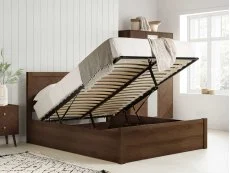 Birlea Birlea Herringford Walnut Wooden Ottoman Bed Frame