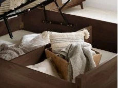 Birlea Birlea Herringford Walnut Wooden Ottoman Bed Frame