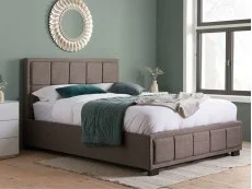 Birlea Birlea Hannover Grey Fabric Bed Frame