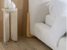 Birlea Birlea Amalfi White Boucle Bed Frame