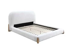 Birlea Birlea Amalfi White Boucle Bed Frame
