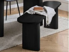 Birlea Birlea Axel Black 160cm Dining Bench