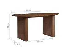 Birlea Birlea Axel Walnut 160cm Dining Table