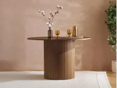 Birlea Birlea Axel Walnut Round 120cm Dining Table
