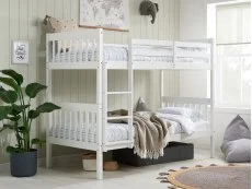 Birlea Birlea Benji White Wooden Bunk Bed Frame