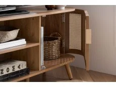 Birlea Birlea Noah Oak and Rattan Small TV Unit