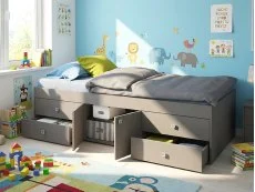 Kidsaw Kidsaw Captain's Grey Cabin Bed Frame