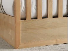 Flintshire Flintshire Alyn Oak Wooden Ottoman Bed Frame