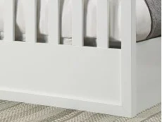 Flintshire Flintshire Alyn White Wooden Ottoman Bed Frame
