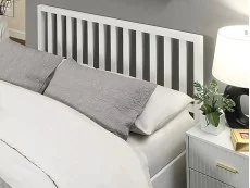 Flintshire Flintshire Alyn White Wooden Ottoman Bed Frame