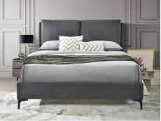 Flintshire Flintshire Ashleigh Grey Fabric Bed Frame