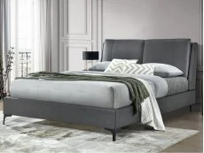 Flintshire Flintshire Ashleigh Grey Fabric Bed Frame