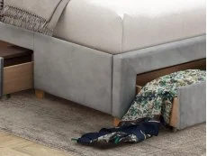 Flintshire Flintshire Drury Grey Fabric Bed Frame