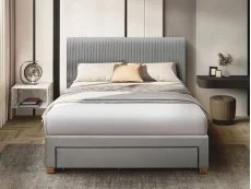 Flintshire Flintshire Drury Grey Fabric Bed Frame
