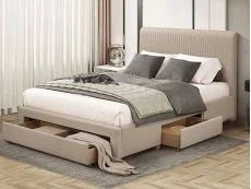 Flintshire Flintshire Drury Linen Fabric Bed Frame