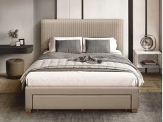 Flintshire Flintshire Drury Linen Fabric Bed Frame