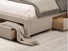 Flintshire Flintshire Drury Linen Fabric Bed Frame