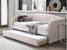Flintshire Flintshire Fabric Pink Guest Bed Frame