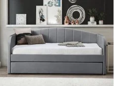 Flintshire Flintshire Fabric Grey Guest Bed Frame