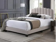 Flintshire Flintshire Hope Pebble Fabric Bed Frame