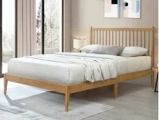 Flintshire Flintshire Padeswood Oak Wooden Bed Frame