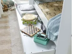 Bedmaster Bedmaster Oliver White Trundle Under Bed Drawer