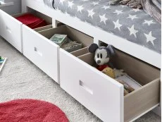 Bedmaster Bedmaster Quest 3 Drawer White Wooden Bed Frame