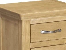 ASC ASC Elgin 3 Drawer Light Oak Bedside Table (Assembled)
