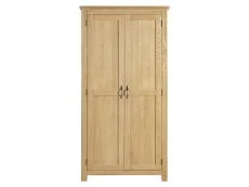 ASC ASC Elgin Light Oak 2 Door Double Wardrobe (Part Assembled)