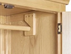 ASC ASC Elgin Light Oak 2 Door Double Wardrobe (Part Assembled)