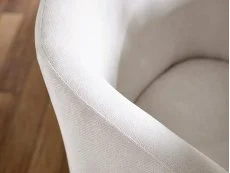 Julian Bowen Julian Bowen Anthea Cream Fabric Tub Chair