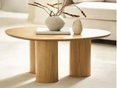 Julian Bowen Anya Light Oak Coffee Table Julian Bowen Anya Light Oak Coffee Table
