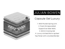 Julian Bowen Julian Bowen Capsule Gel Luxury Pocket 1500 Mattress