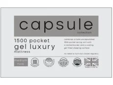 Julian Bowen Julian Bowen Capsule Gel Luxury Pocket 1500 Mattress