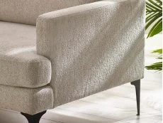 Julian Bowen Julian Bowen Carrera Cream Fabric 3 Seater Sofa