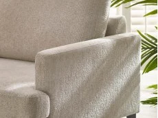 Julian Bowen Julian Bowen Carrera Cream Fabric 2 Seater Sofa
