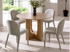 Julian Bowen Julian Bowen Cellini 120cm Oak Wooden Dining Table