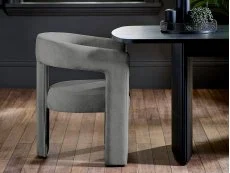 Julian Bowen Julian Bowen Elara Grey Fabric Accent Chair