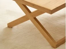 Julian Bowen Julian Bowen Haddon 110cm Light Oak Wooden Coffee Table
