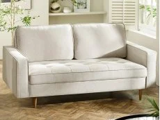 Julian Bowen Julian Bowen Henrietta Beige Chenille Fabric 3 Seater Sofa