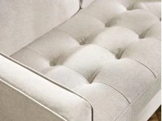 Julian Bowen Julian Bowen Henrietta Beige Chenille Fabric 3 Seater Sofa