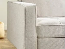 Julian Bowen Julian Bowen Henrietta Beige Chenille Fabric 3 Seater Sofa