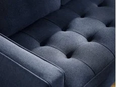 Julian Bowen Julian Bowen Henrietta Blue Chenille Fabric 3 Seater Sofa