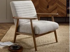 Julian Bowen Julian Bowen Ivy Sand Fabric Armchair