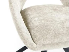 Julian Bowen Jonah Beige Fabric Set of 2 Dining Chairs Julian Bowen Jonah Beige Fabric Set of 2 Dining Chairs