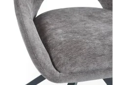Julian Bowen Julian Bowen Jonah Grey Fabric Set of 2 Dining Chairs