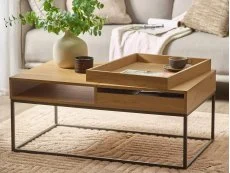 Julian Bowen Julian Bowen Kade 100cm Light Oak Wooden Coffee Table