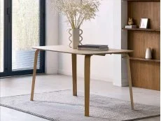 Julian Bowen Julian Bowen Kaito 140cm Light Oak Wooden Dining Table