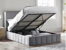 Julian Bowen Julian Bowen Katie Grey Fabric Ottoman Bed Frame