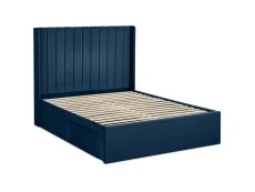 Julian Bowen Julian Bowen Leila Blue Fabric Bed Frame